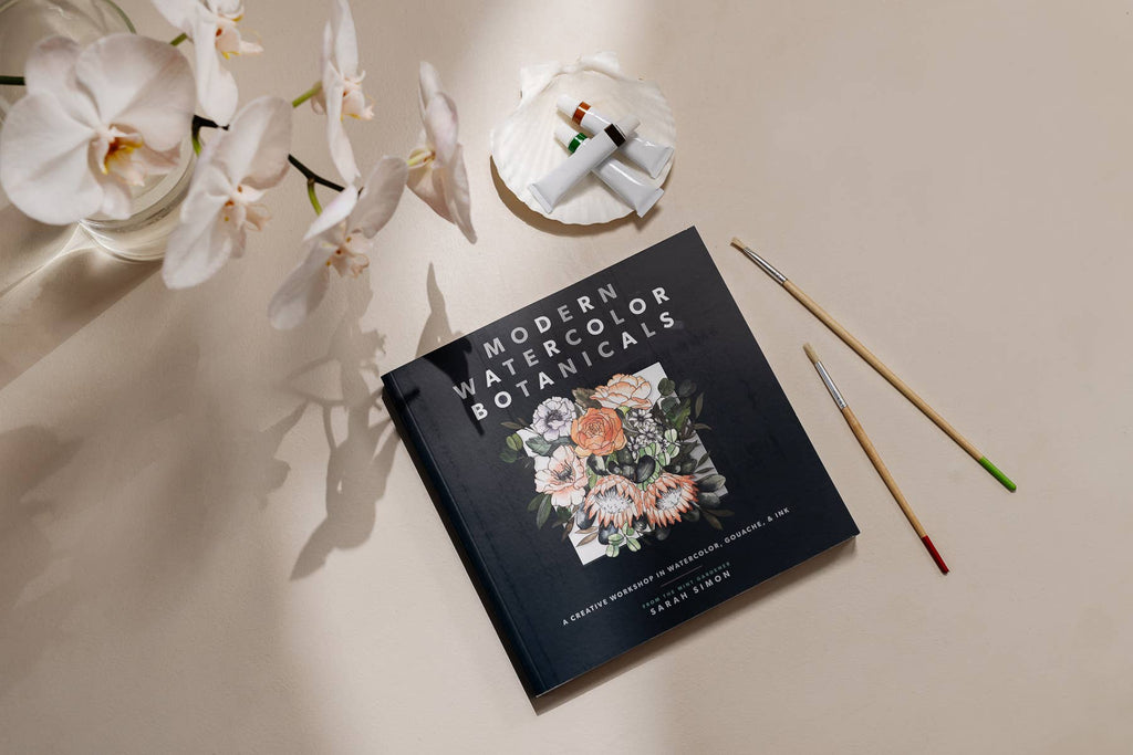 A How-to Watercolor Book: Modern Watercolor Botanicals