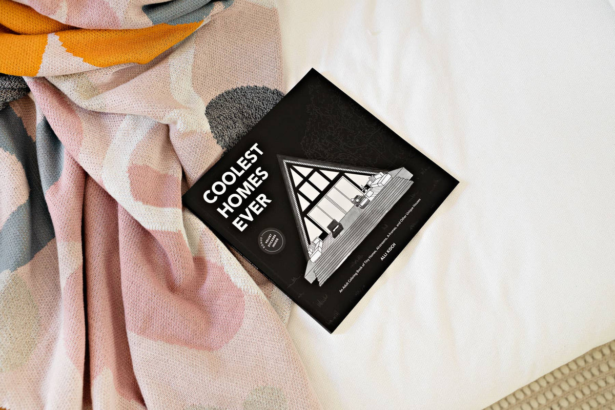 Coolest Homes Ever: An Adult Coloring Book