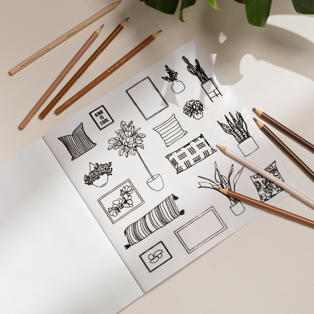 Coolest Homes Ever: An Adult Coloring Book