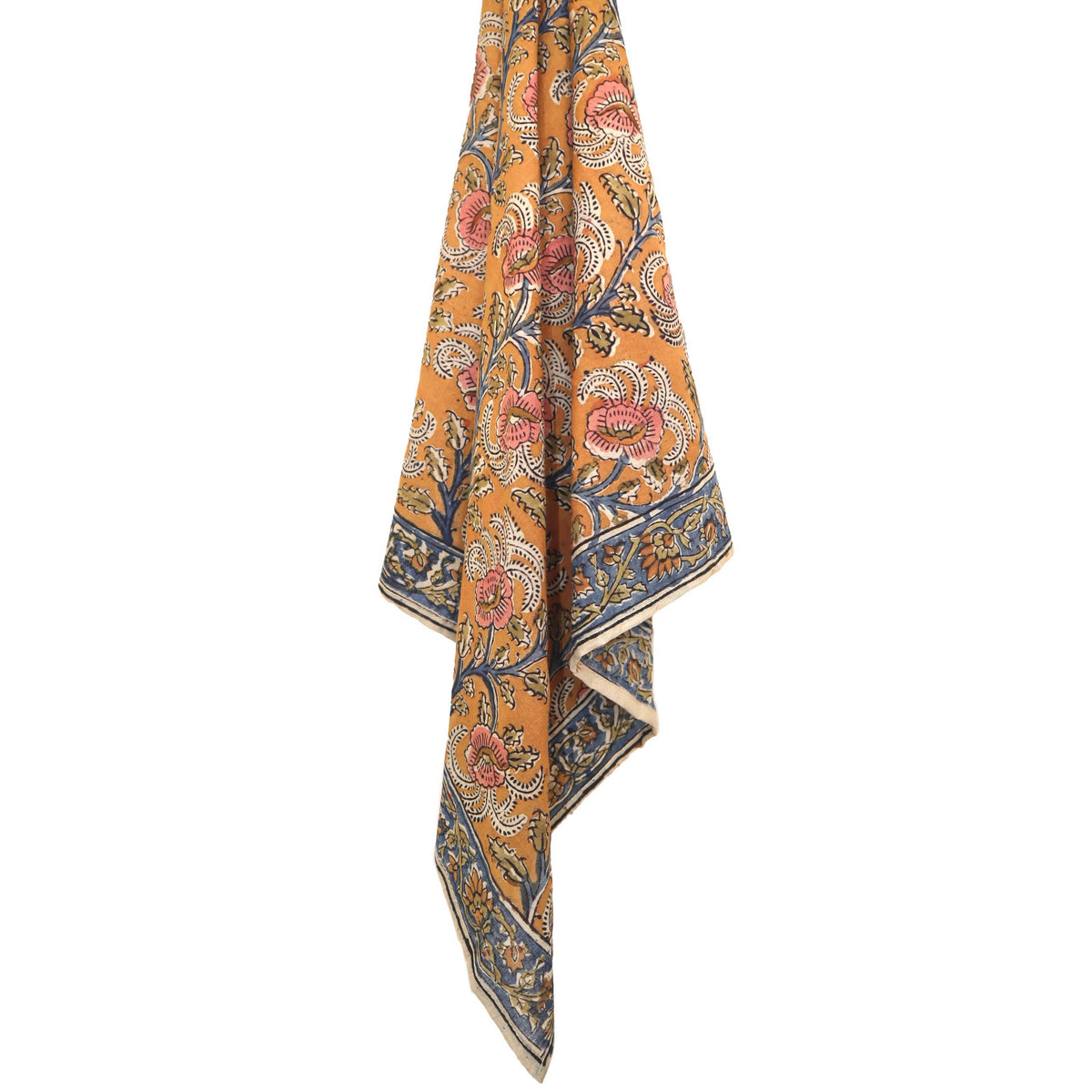 Amber Vine - Kalamkari Cotton Bandana
