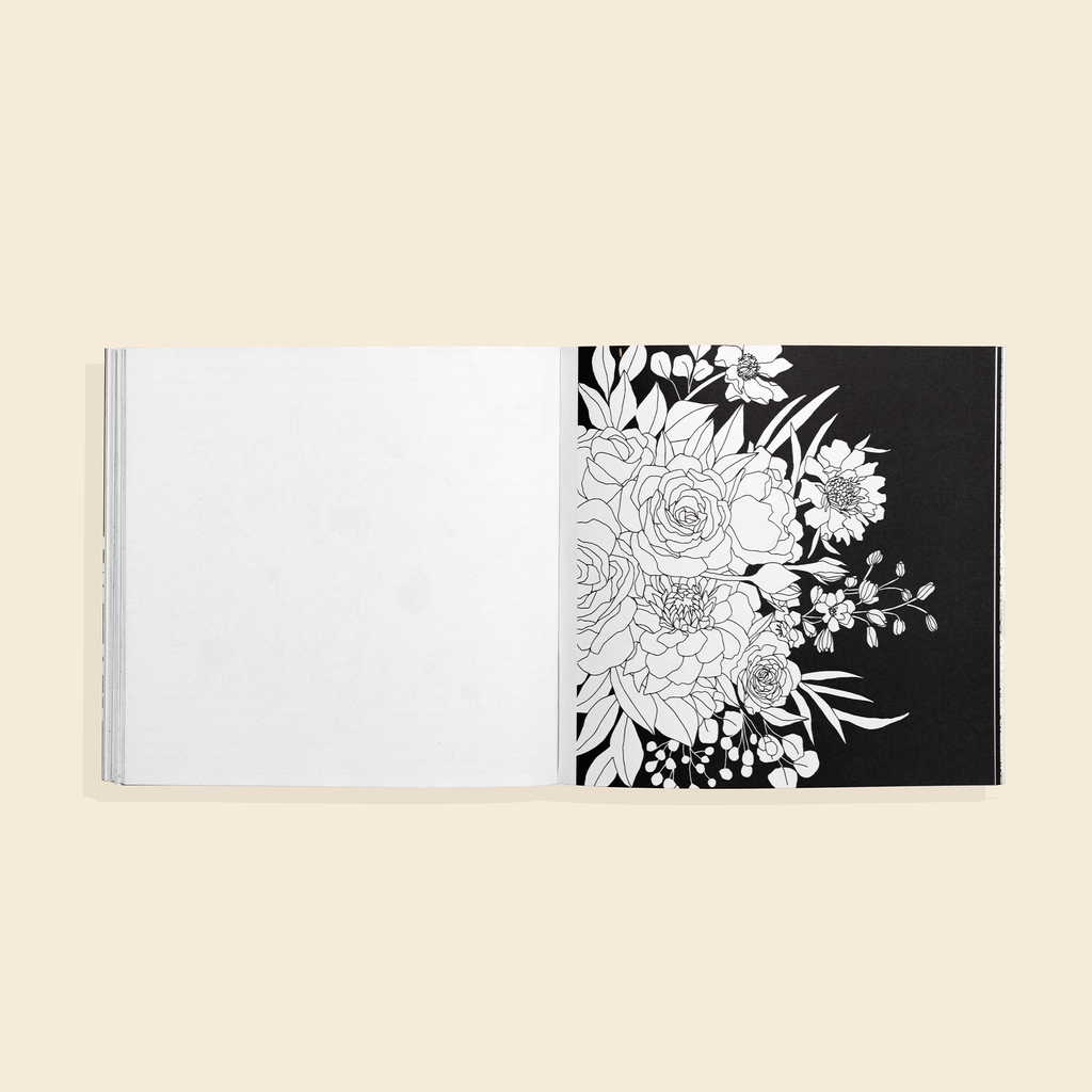 Bloom: A Travel Sized Floral Coloring Book
