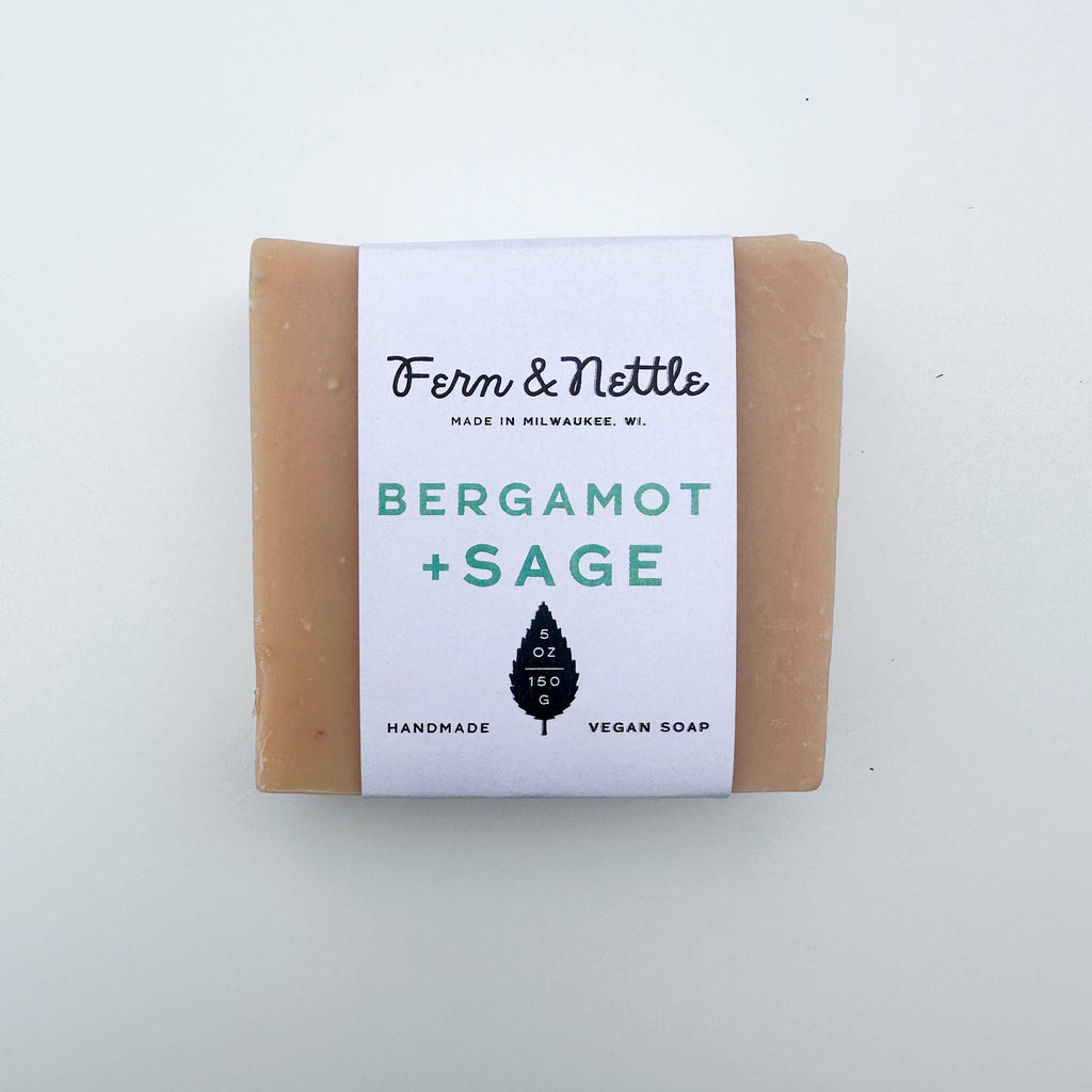 Bergamot+Sage Handmade Vegan Soap