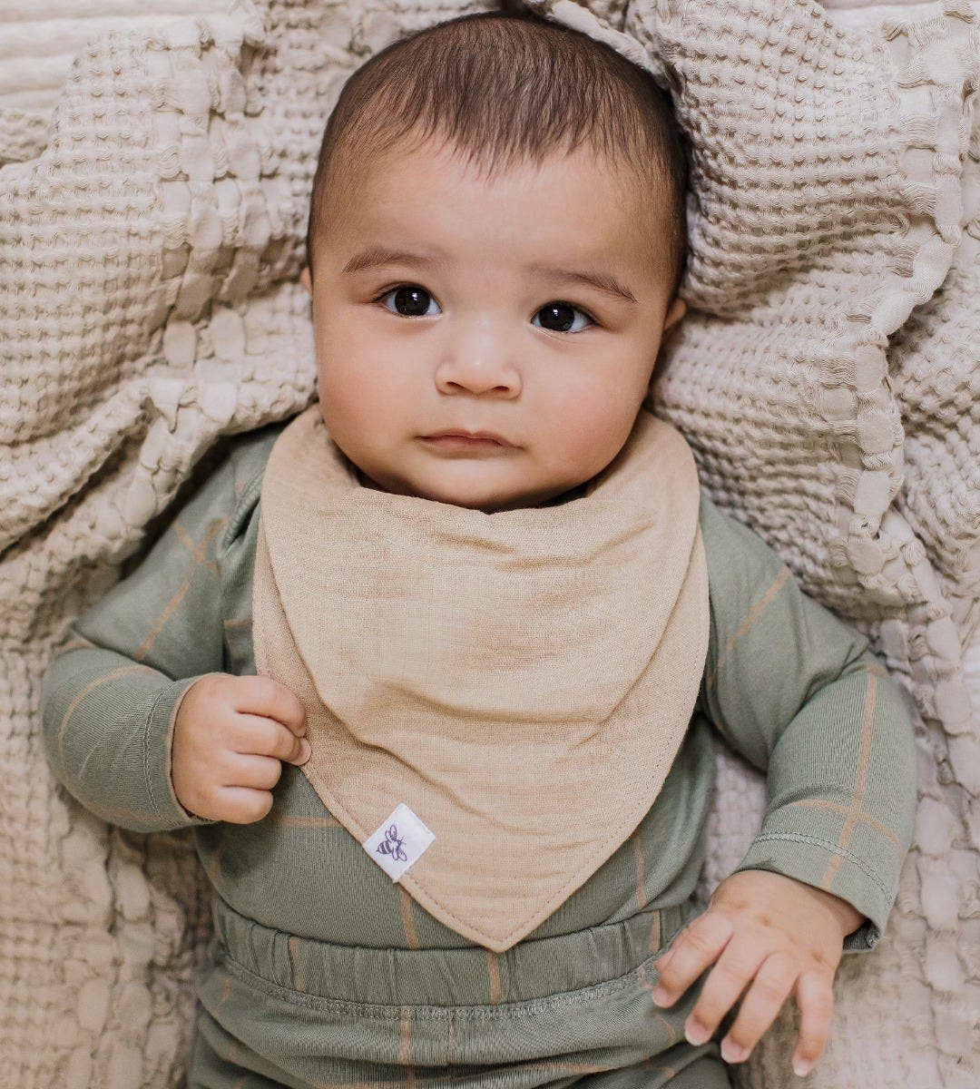Organic Cotton Baby Bandana Bib