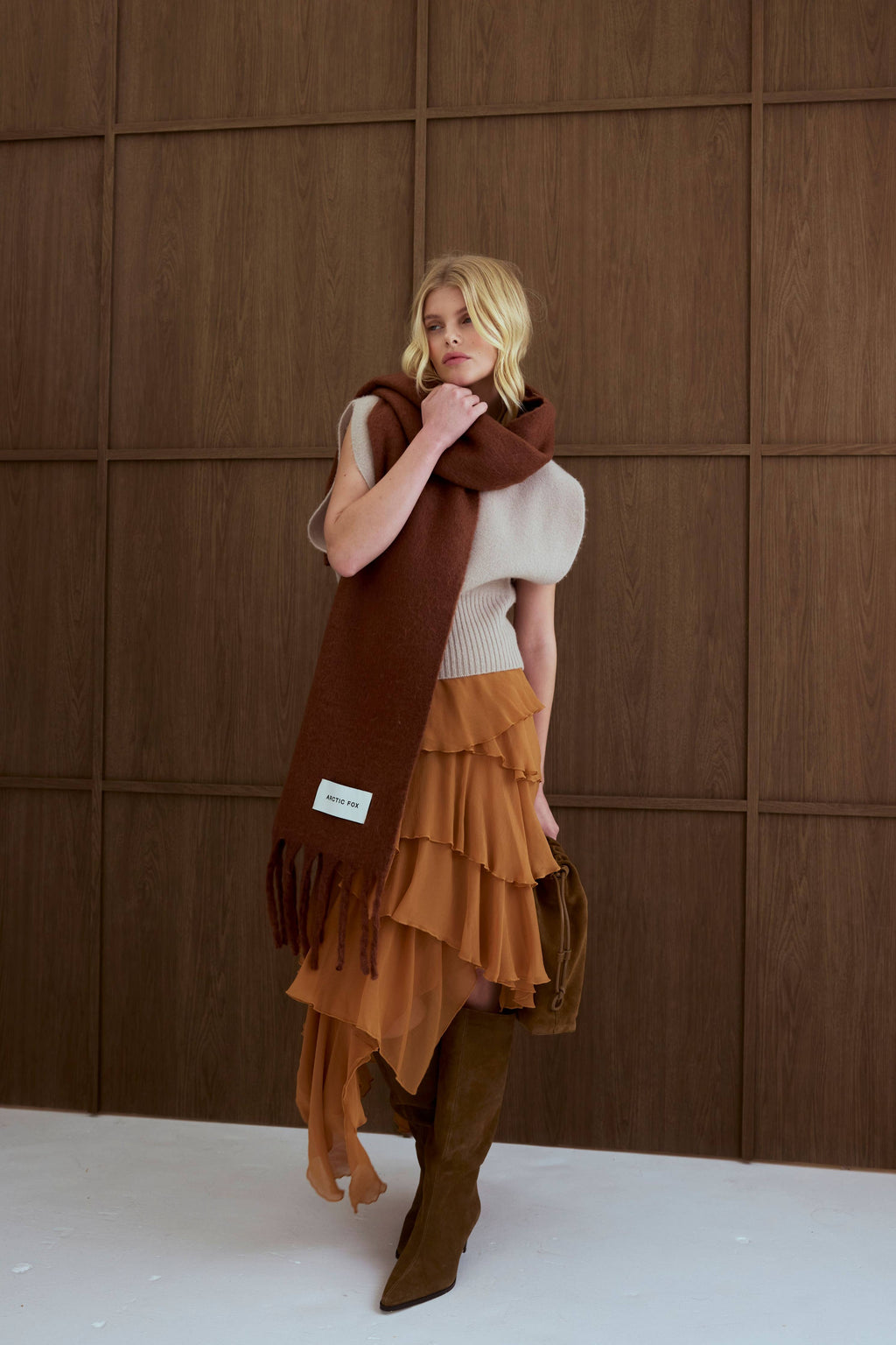 The Stockholm Scarf - Sepia