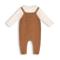 Chunky Sweater Knit Pocket Baby Overall & Bodysuit (Organic)