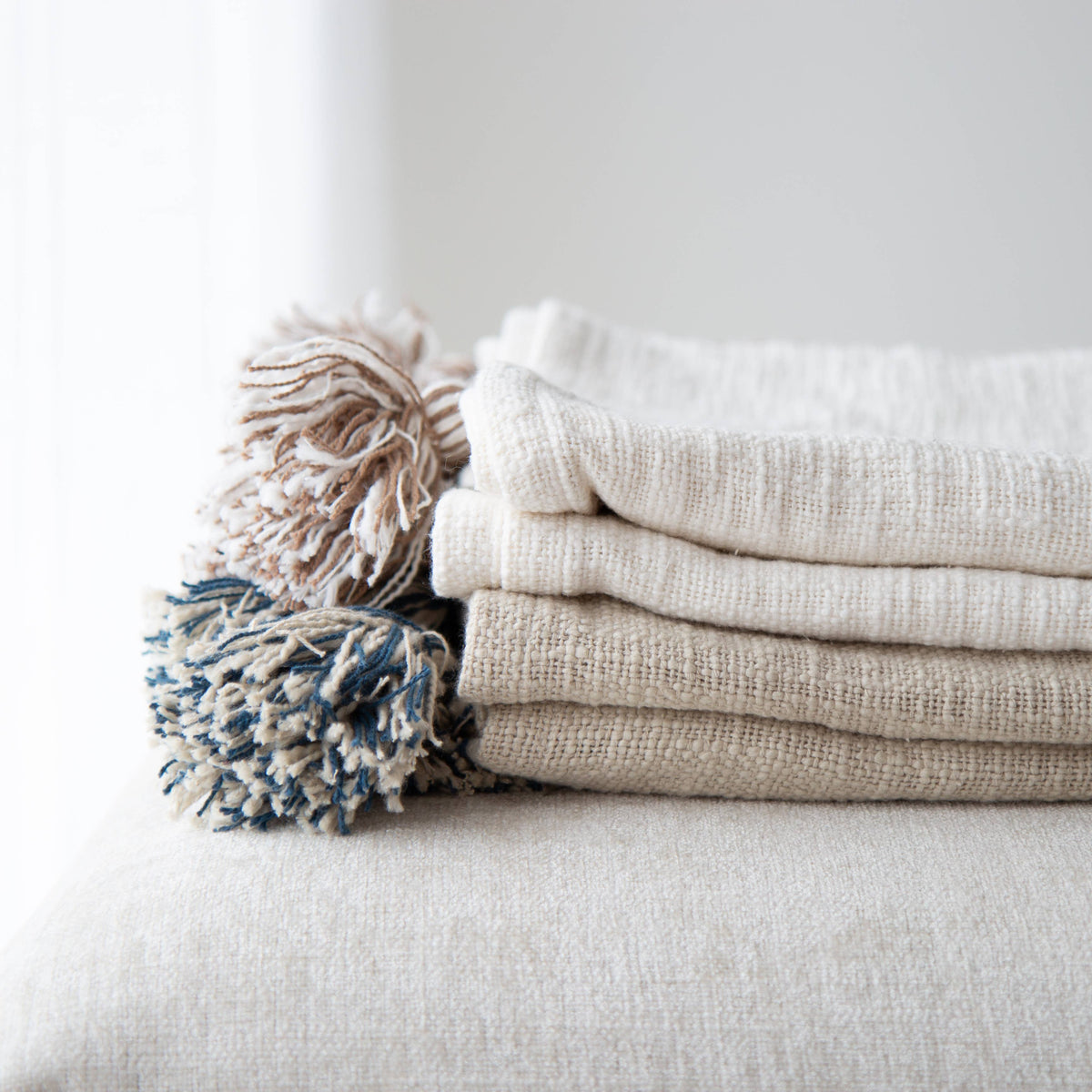 Rebecca's Grainsack Throw – Classic Vintage-Style Blanket