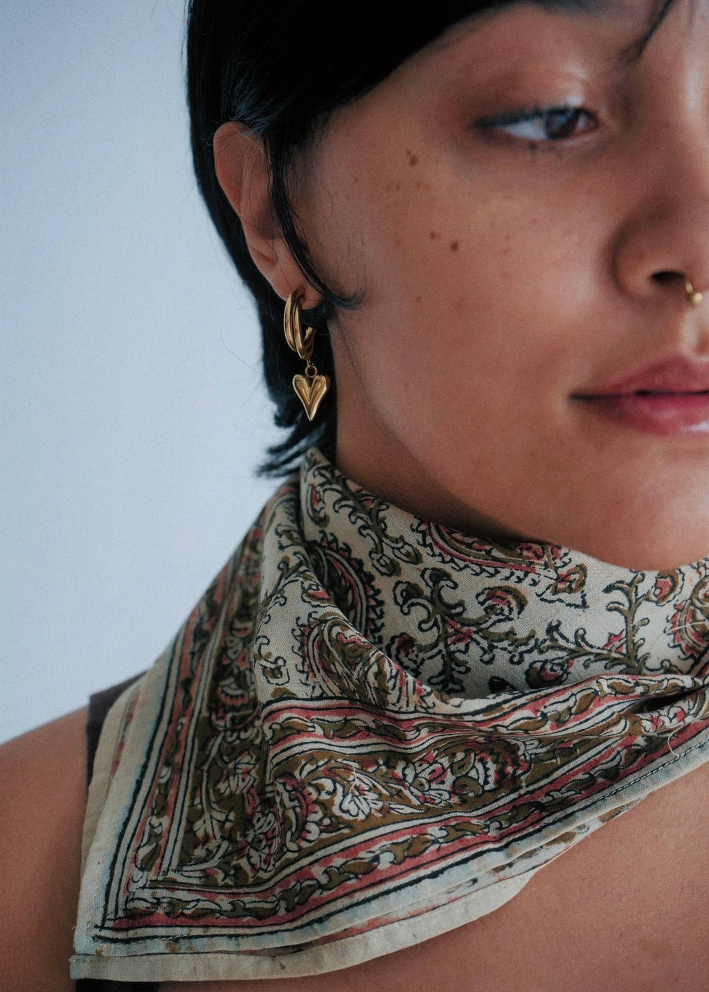 Mystic Vines - Kalamkari Cotton Bandana