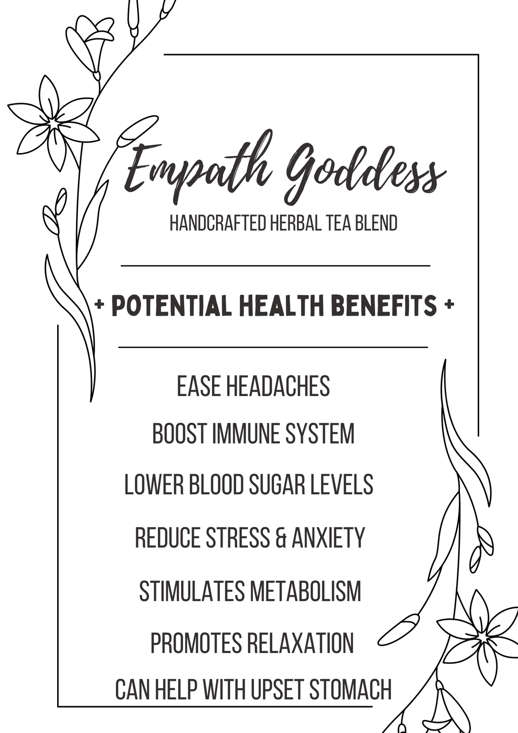 Empath Goddess - Handcrafted Herbal Tea Blend