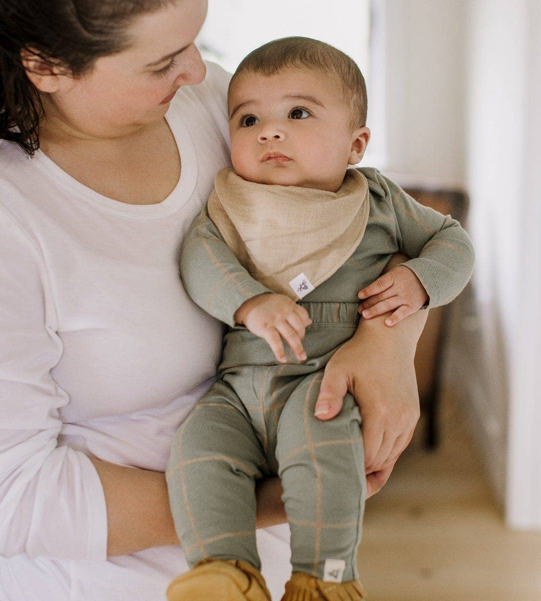 Organic Cotton Baby Bandana Bib