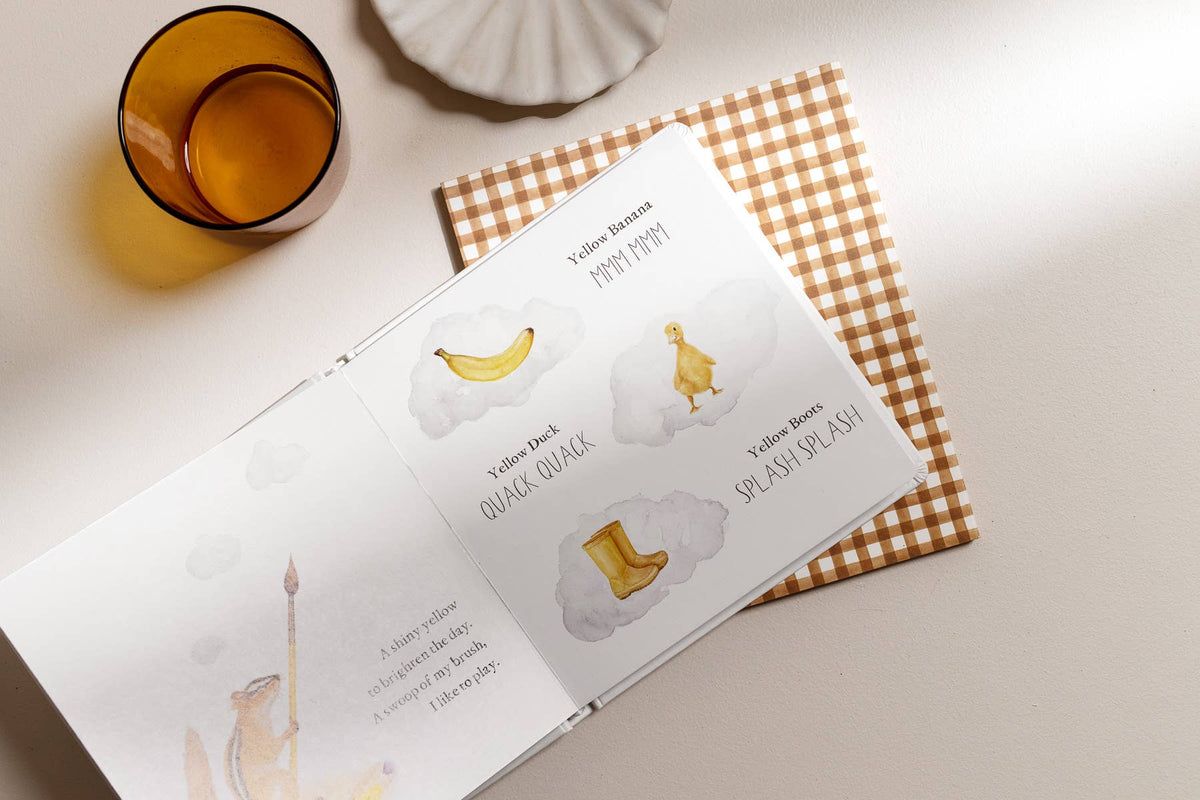 Wishy Washy: A Board Book of First Words and Colors