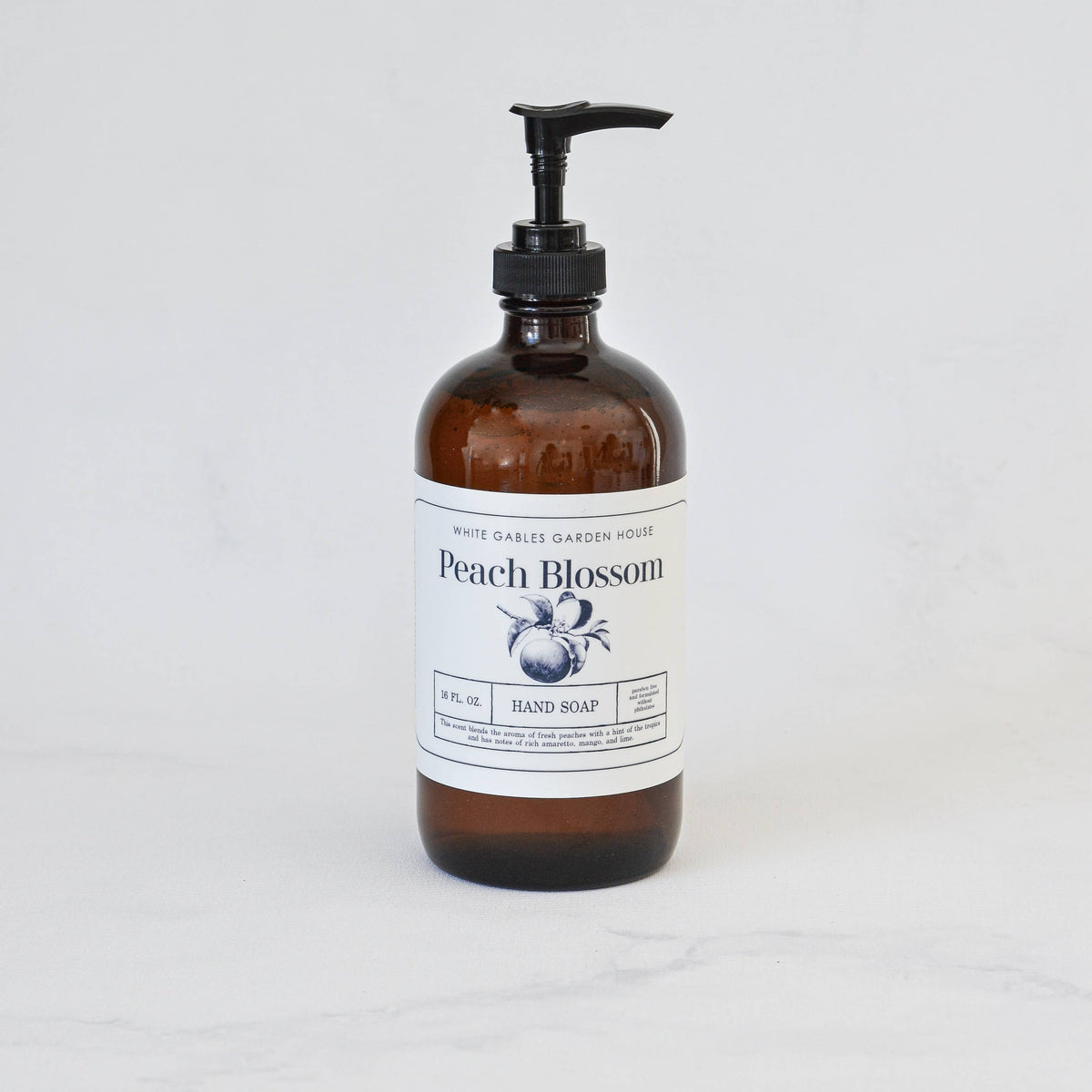 Glass Jar Liquid Hand Soap 16 oz. | Made In USA