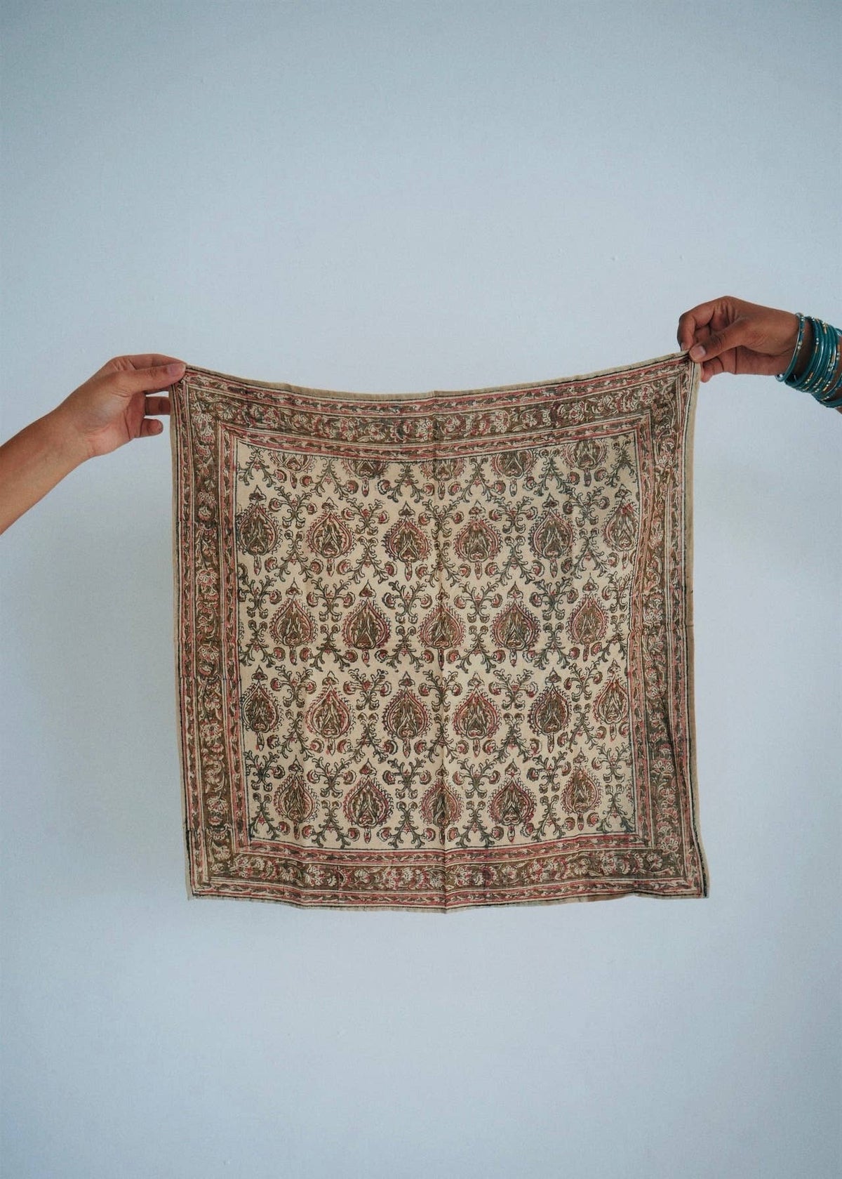 Mystic Vines - Kalamkari Cotton Bandana