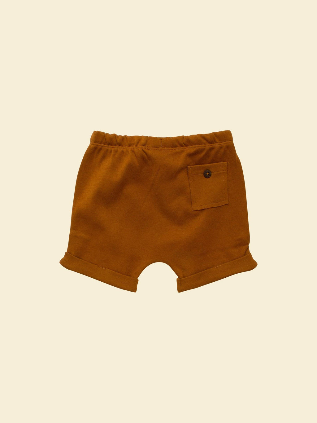 Drawstring Shorts - Ochre | Organic