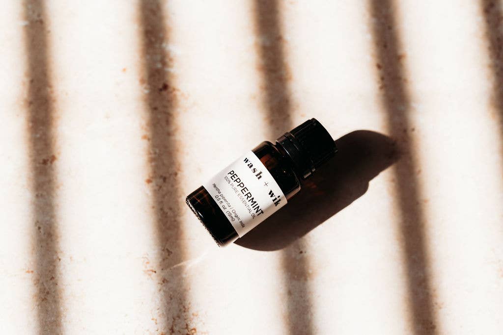 Peppermint 100% Pure Essential Oil | 0.5oz Glass Euro Bottle