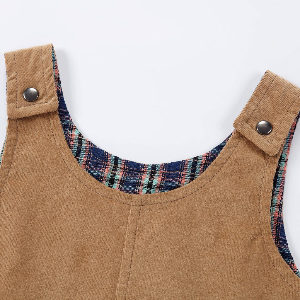 Organic Cotton Overalls / Dungarees (Chestnut)