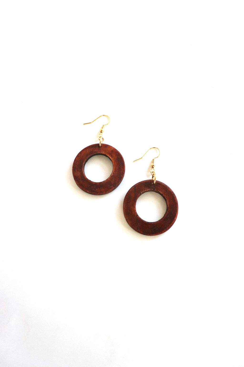 Mini Makaya Earrings - Mahogany