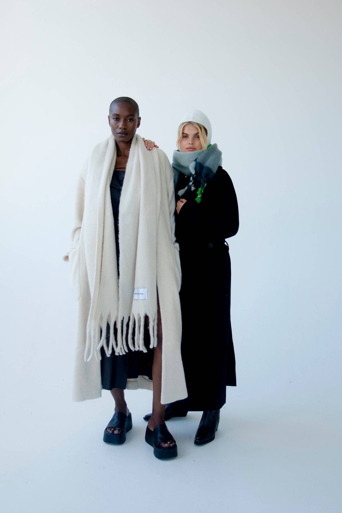 The Reykjavik Scarf -  Rice White